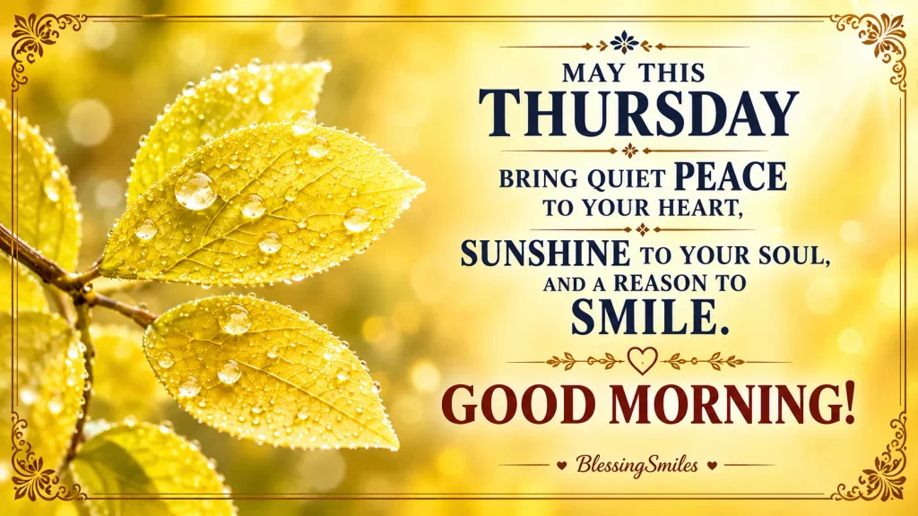 Good Morning Thursday
