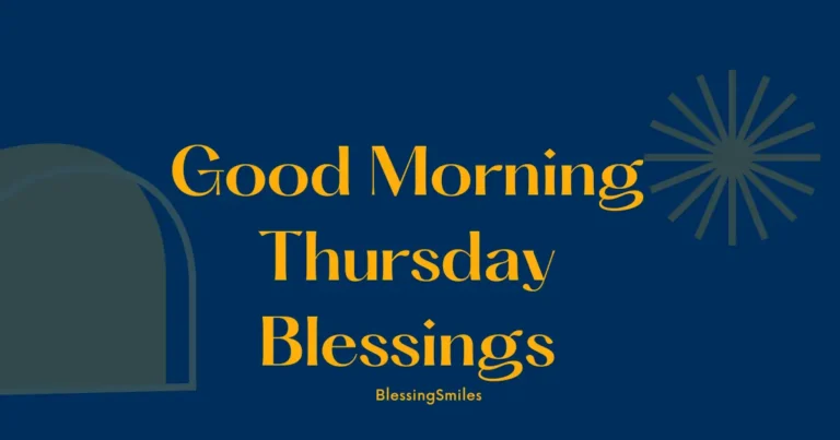 Good Morning Thursday Blessings