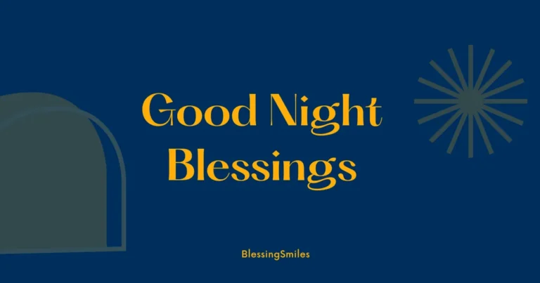 Good Night Blessings