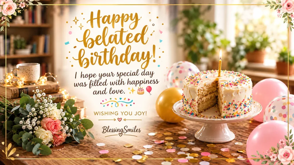 Happy Belated Birthday Quotes​