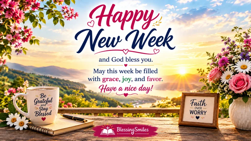 Happy New Week Blessings