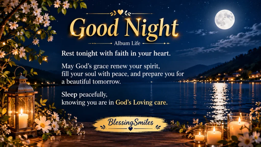 Good Night Prayers and Blessings