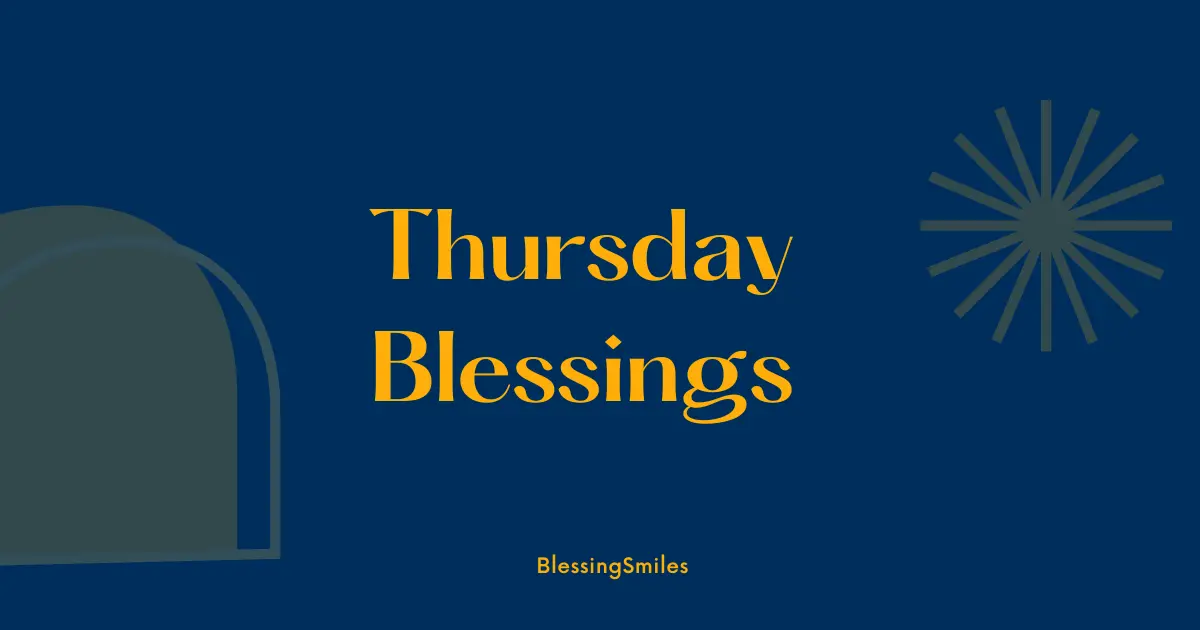 Thursday Blessings