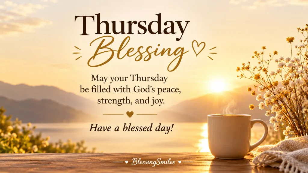 Thursday Inspirational Blessings