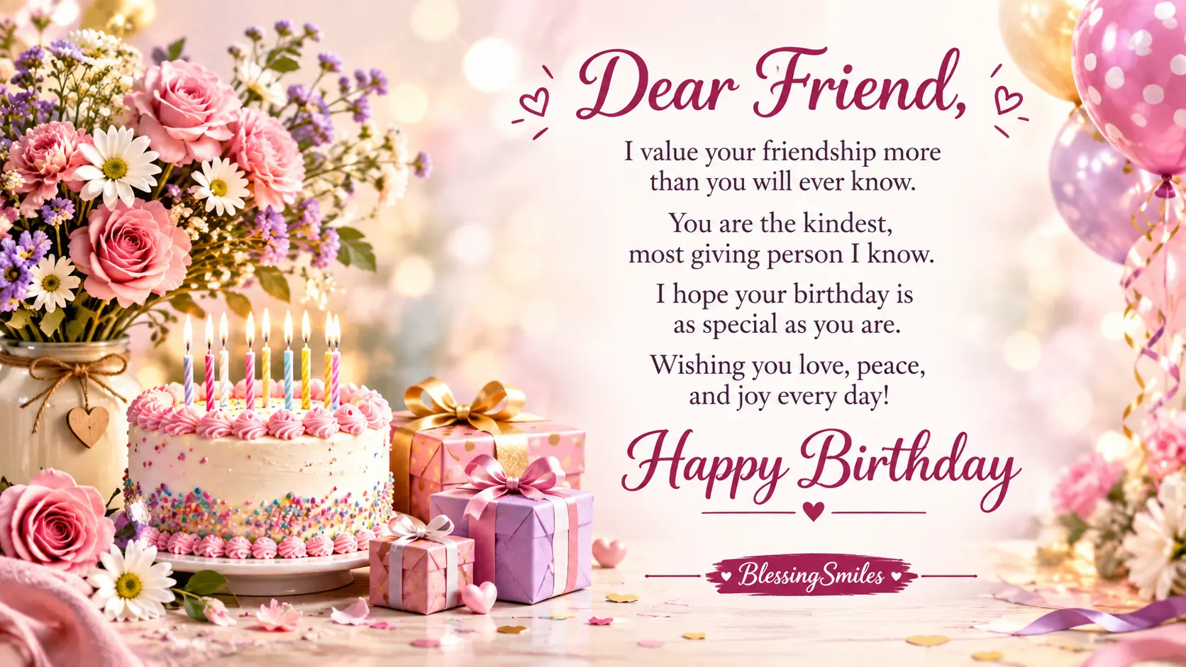 Birthday Wishes For Friends