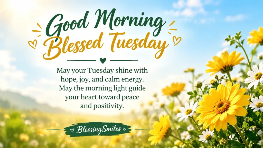 Good Morning Blessed Tuesday​
