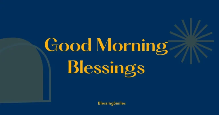 Good Morning Blessings