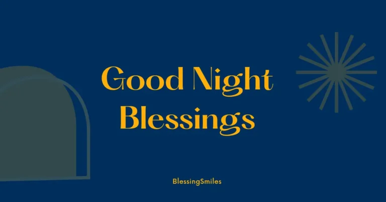Good Night Blessings